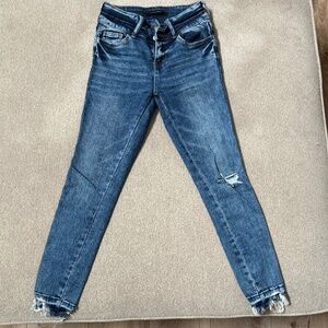 Flying monkey Mid-Rise Ankle Skinny Stretch Jean Size 22